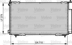 VALEO Condensator, climatizare VALEO 814225 (814225) - fixbox