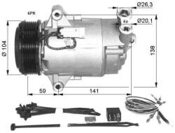 NRF Compresor, climatizare NRF 32427 (32427)