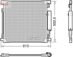 DENSO Condensator, climatizare DENSO DCN45013 (DCN45013) - fixbox