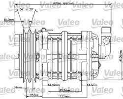 VALEO Compresor, climatizare VALEO 815800 (815800)
