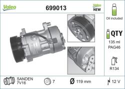 VALEO Compresor, climatizare VALEO 699013 (699013)