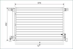 VALEO Condensator, climatizare VALEO 822609 (822609) - fixbox