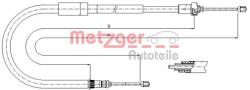 METZGER Cablu, frana de parcare METZGER 11.6663 (11.6663)