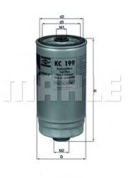 Mahle Original Filtru combustibil MAHLE ORIGINAL KC 199 (KC199)