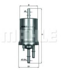 MAHLE ORIGINAL Filtru combustibil MAHLE ORIGINAL KL 156/3 (KL1563)