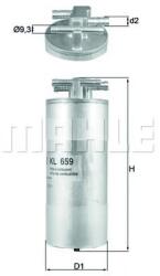 MAHLE ORIGINAL Filtru combustibil MAHLE ORIGINAL KL 659 (KL659)