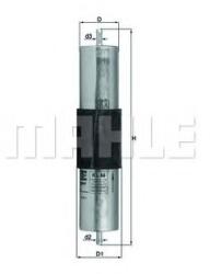 MAHLE ORIGINAL Filtru combustibil MAHLE ORIGINAL KL 66 (KL66)