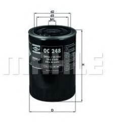 MAHLE ORIGINAL Filtru ulei MAHLE ORIGINAL OC 248 (OC248)