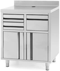 INFRICO Masa inox pentru cafenele INFRICO MCAF 820, latime 82 cm, inox