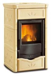 La Nordica-Extraflame Nicoletta 8 kw beige parchment covering