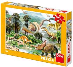 Dino Дино животът на динозаврите 100xl Пъзел (343436)