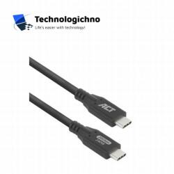 ACT Type C - Type C 240W 2m Black 20Gbps (EWENT-ACT-CAB-AC7422)