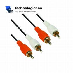 VCOM Кабел 2RCA M/2RCA M 5m - CV022-5.0 (CV022-5m)
