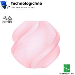 Bambu Lab PLA Translucent Bambu Cherry Pink With Spool (A17-R1-1.75-1000-SPL)