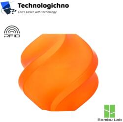 Bambu Lab PLA Translucent Bambu Orange With Spool (A17-A0-1.75-1000-SPL)