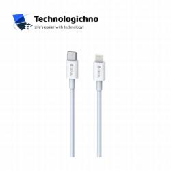 DEVIA Кабел Type C - Lightning PD 1M 3A White DEVIA (6938595326868)