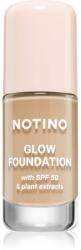 Notino Glow Foundation With SPF 50 & Plant Extracts make-up pentru luminozitate SPF 50 02 Light Warm 30 ml