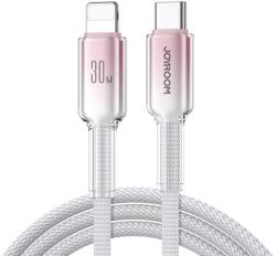 Joyroom Cablu Date si Incarcare USB-C - Lightning Joyroom S-A42, 30W, 1.2m, Alb