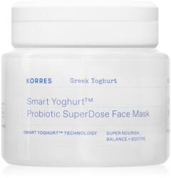 Korres Smart Yoghurt Probiotic SuperDose Face Mask mască hidratantă răcoritoare cu probiotice 100 ml Masca de fata