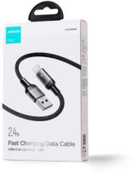 JOYROOM USB - Type-C Cable, 2.4A, 1.2m, Black (S-UL012A10) (S-UL012A101-2M-BLK)