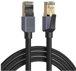 UGREEN Cablu UGREEN Ethernet RJ45 la RJ45, Cat8 F/FTP, 40 Gbps, 2000 Mhz, 2m, Negru - evomag