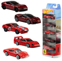 Mattel Hot Wheels 5 db-os kisautó készlet - Ferrari (JLN12) (JLN12)