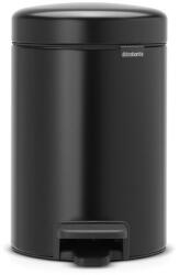 Brabantia NewIcon pedálos fém szemetes 3L - Fekete (11 33 21) (113321)