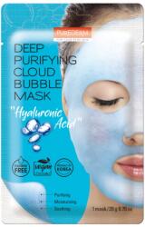 Purederm Masca faciala textila de curatare profunda Bubble Foam Hyaluron 1buc (PD791) Masca de fata