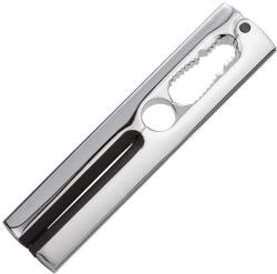 Stellar Diótörő, csillag króm, cink ötvözet, 17 cm, ezüst/fekete (HO-SE31)