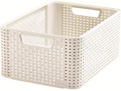 Keter Style M Méretű Rattan Kosár, 18L, Krém (03615-885-00)