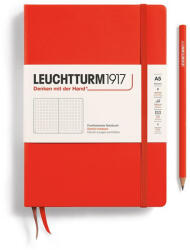 Leuchtturm Caiet a5 punctat coperta rigida portocaliu inchis lobster Leuchtturm (LT369784)
