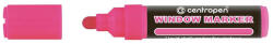 Centropen Marker creta lichida roz neon 2-15mm varf rotund 9121 Centropen - Set 10 (CE912107)