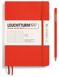 Leuchtturm Caiet a5 punctat coperta flexibila portocaliu inchis lobster Leuchtturm (LT369799)