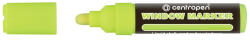 Centropen Marker creta lichida galben neon 2-15mm varf rotund 9121 Centropen - Set 10 (CE912104)