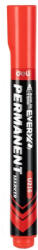 Deli Marker permanent rosu varf rotund 2.5mm Deli - Set 12 (DLEU216-RD)