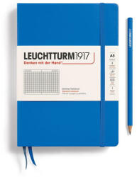 Leuchtturm Caiet a5 aritmetica coperta rigida albastru ciel Leuchtturm (LT369790)
