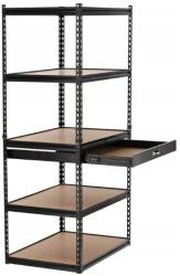 Chomik Raft Metalic Industrial 5 Niveluri cu Sertar - 180x90x60cm (GWI2127)