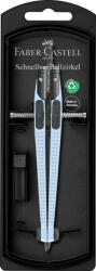 Faber-Castell Compas quick-set grip bleu sky Faber-castell (FC574474)