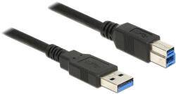 Delock Кабел Delock USB 3.0 с конектор тип А и USB 3.0 с конектор тип Б, 1, 5 м, сив