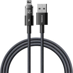 Baseus Cablu incarcare iPhone 2.4A Baseus negru P10382700121-00 (p10382700121-00)