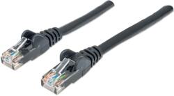 Manhattan Network Patch Cable, Cat6, 3m, Black, CCA, U/UTP, PVC, RJ45, Gold Plated Contacts, Snagless, Booted, Lifetime Warranty