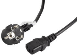Lanberg CA-C13C-11CC-0030-BK Cablu de alimentare negru IEC320 C13 10A, 3 m