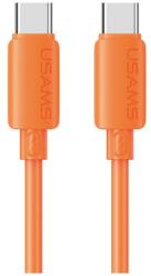 USAMS Cablul de date iPhone 14 Plus / 14 Pro Max / 14 Pro USAMS U98, tip Type-C - Lightning, 100 cm, PORTOCALIU SJ788USB03 (SJ788USB03)