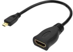 BlackBird Cablu HDMI Micro-D (măsculin) la HDMI-A (feminin), 23 cm BH1314 (BH1314)