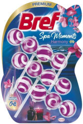 Bref wc tisztító golyós Mega Pack (3DB-OS, 9csg/karton) spa moments 3X50g harmony