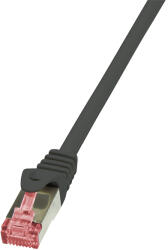 LogiLink Patch кабел PrimeLine, Cat. 6, S/FTP, черен, 10 м