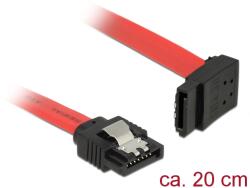 Delock SATA кабел на Delock със скорост 6 Gb/s, с прав, насочен нагоре конектор, 0, 2 м (83972) (83972)
