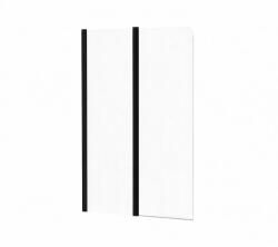 RAVAK Chrome paravan cadă 100 cm două piese negru luciu/sticlă transparentă 7QLA0300Z1 (7QLA0300Z1)
