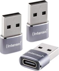 Intenso Adaptor USB Intenso C480A, gri (pachet de 3) 7600013 (7600013)