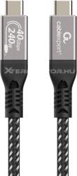 Gembird Cablu de date Gembird USB-C negru de 50 cm (CCBP-USB4-CMCM240-0.5M) (CCBP-USB4-CMCM240-0.5M)